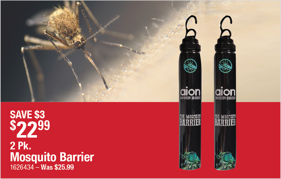 2 Pk. Mosquito Barrier